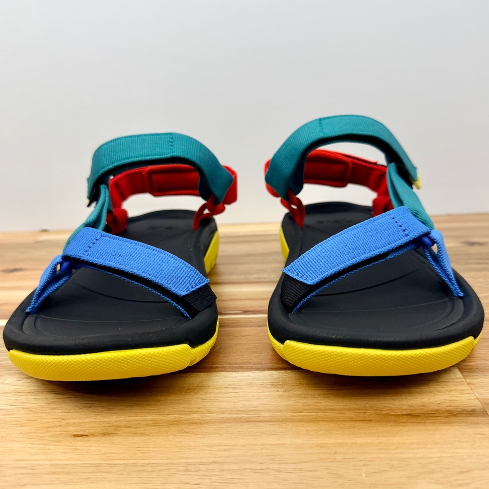 Teva Original Universal Sandals Multi Color Blue Teal Red Yellow Size‎ 6 - Picture 3 of 8